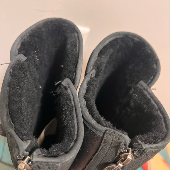 Pajar Toledo Black 100% Sheepskin/Shearling Leather and Nubuck Boots Size 7 - Picture 9 of 12